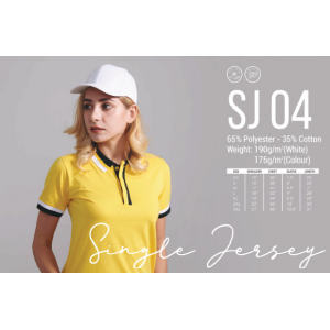 [Single Jersey] Single Jersey Polo - SJ04